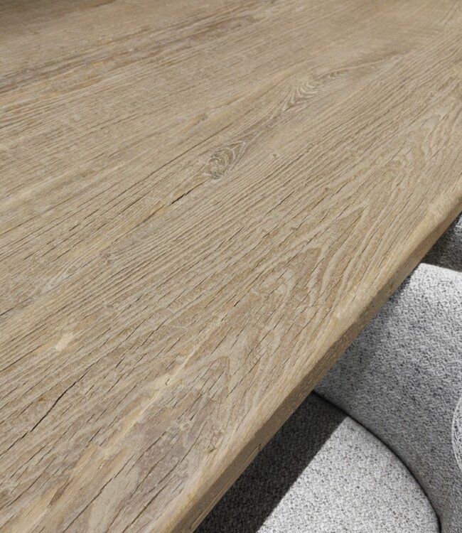 Be-Uniq Eettafel Old Grey | H78 x B200 x D95 cm