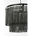 Light&Living Hanglamp Ø60x43 cm GULARO hout mat zwart