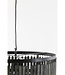 Light&Living Hanglamp Ø60x43 cm GULARO hout mat zwart