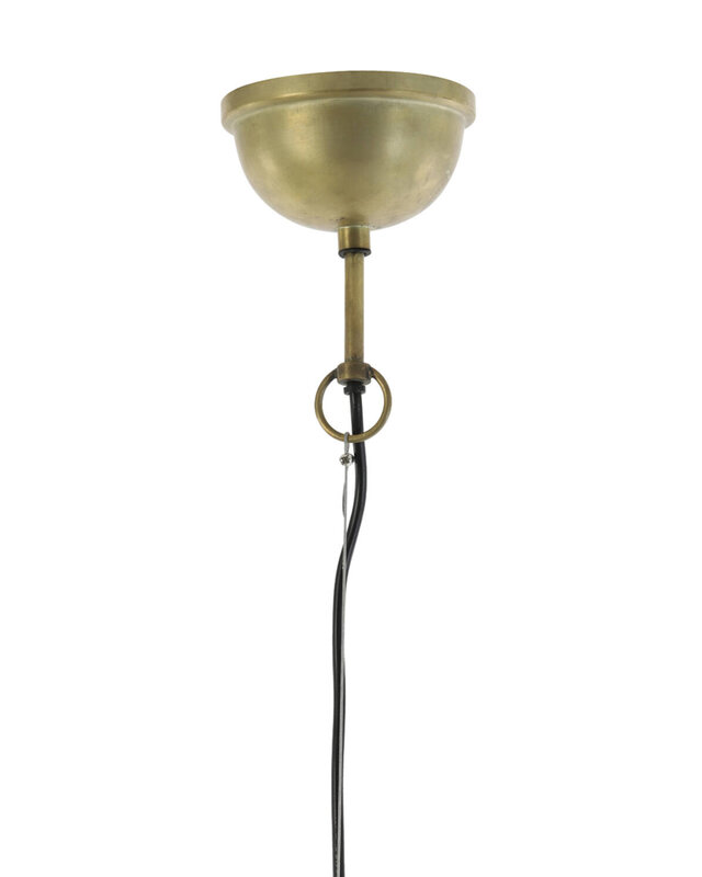 Light&Living Hanglamp Ø45x43 cm GULARO hout bruin+brons