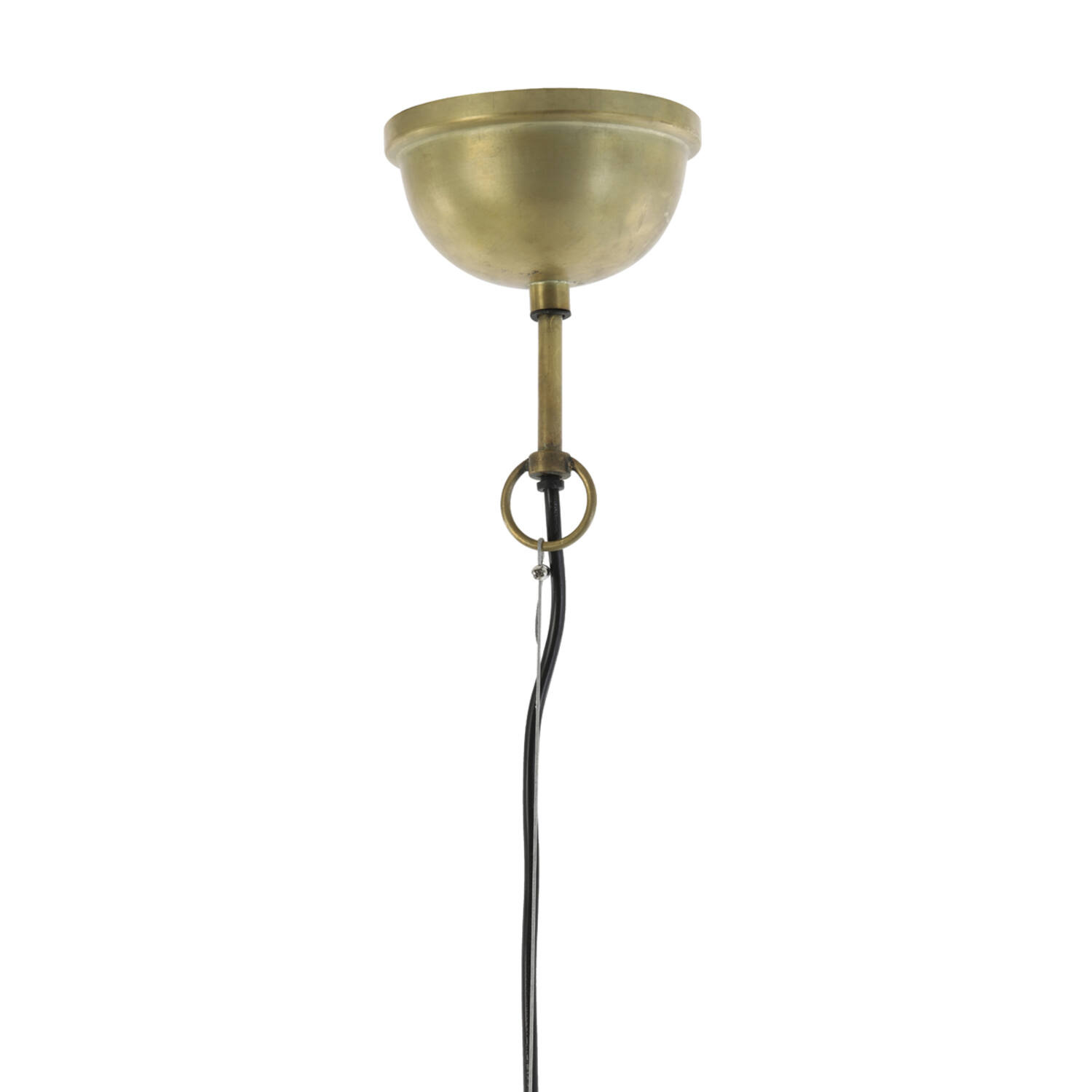 Light&Living Hanglamp Ø45x43 cm GULARO hout bruin+brons