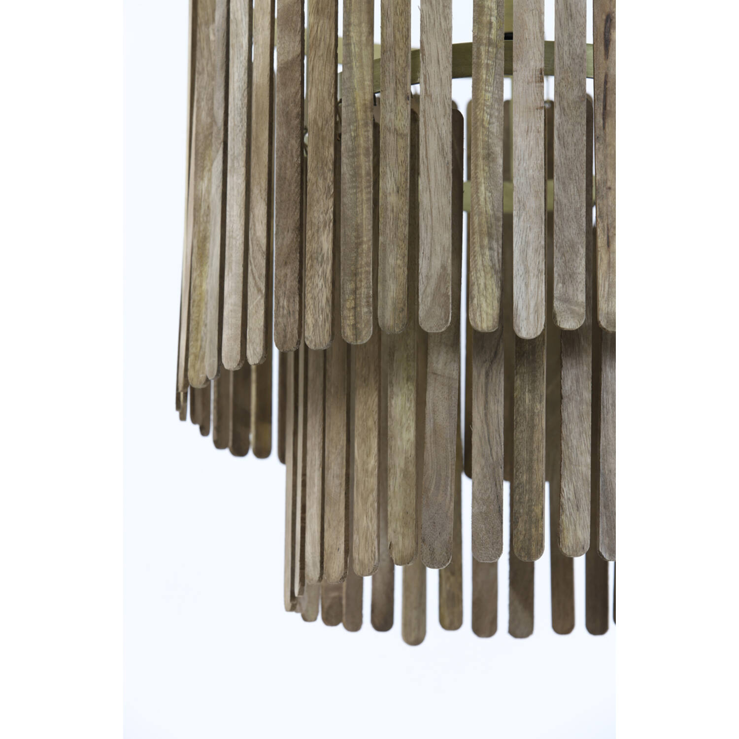 Light&Living Hanglamp Ø45x43 cm GULARO hout bruin+brons