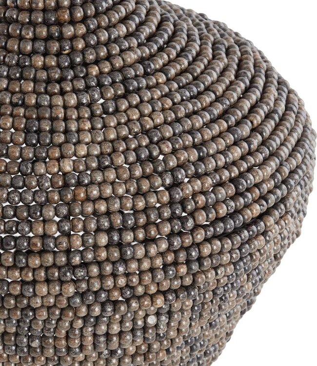 Light&Living Hanglamp Ø28x30 cm KALENGA kralen bruin-grijs