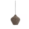 Hanglamp Ø36x41 cm KALENGA kralen bruin-grijs