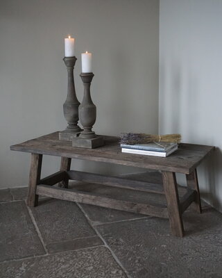 Rene Houtman Salontafel Liedi Geborsteld Oud Eikenhout