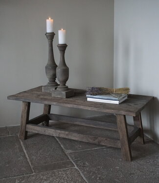 Rene Houtman Salontafel Liedi Geborsteld Oud Eikenhout