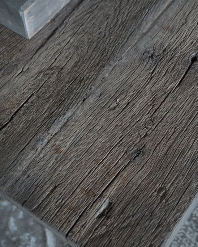 Rene Houtman Salontafel Liedi Geborsteld Oud Eikenhout - Kies Maat