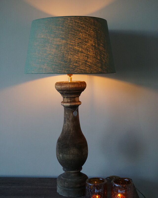 Rene Houtman Lampenkap | H22,5 x Ø32-40 cm | Olijfgroen