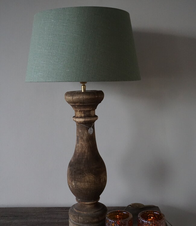 Rene Houtman Lampenkap | H22,5 x Ø32-40 cm | Olijfgroen
