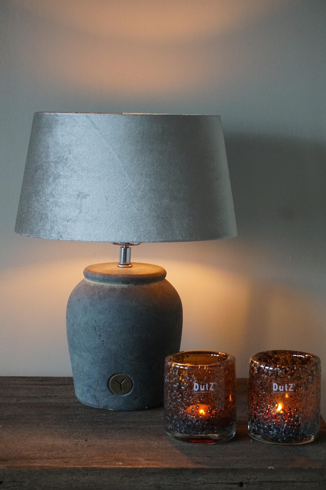 Light&Living Lampenkap N-Ellis | ZINC | Space Dust | 30-25-16 cm