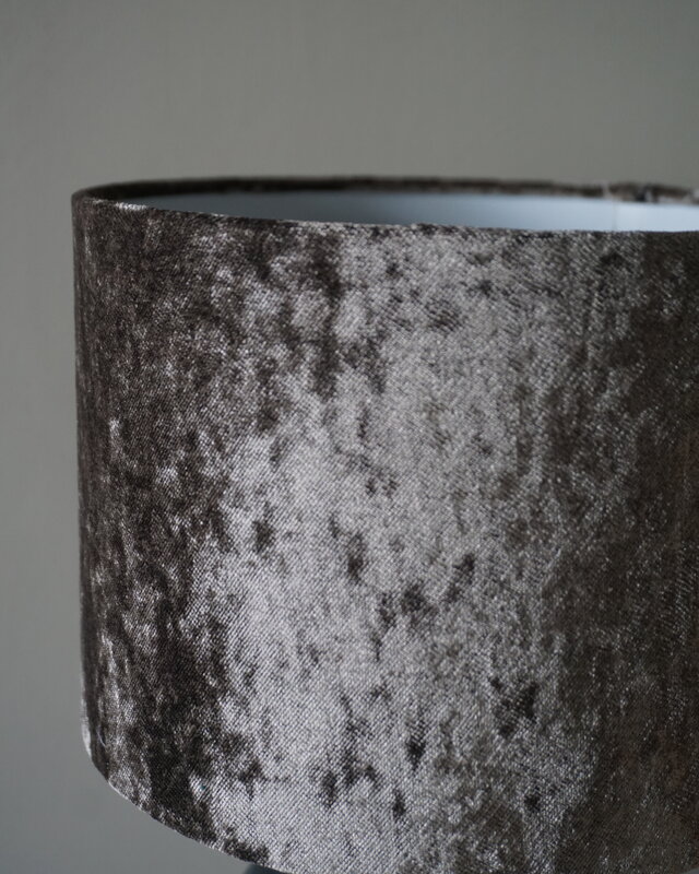 Rene Houtman Lampenkap Cilinder | Velours | H14,5 x Ø20 cm