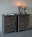 Rene Houtman Set Van 2 Nachtkastjes | Driftwood | 3 Lades