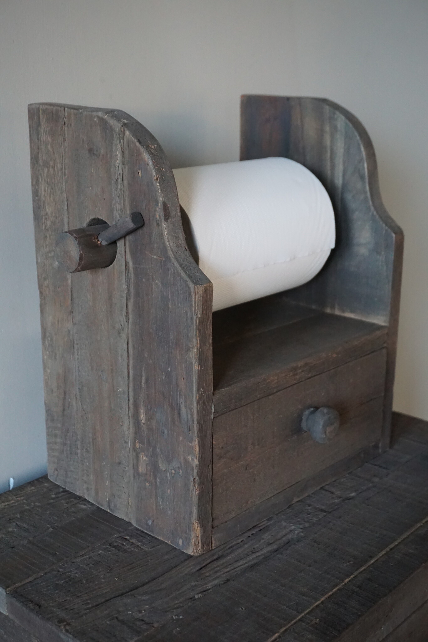 Rene Houtman Keukenrolhouder Driftwood | 1 Lade | H35xB35xD20 cm