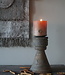 Rene Houtman Unieke Kandelaar | Oud Hout | H27 x D16 cm