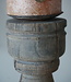 Rene Houtman Unieke Kandelaar | Oud Hout | H27 x D16 cm