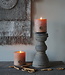 Rene Houtman Unieke Kandelaar | Oud Hout | H29 x D15 cm