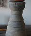 Rene Houtman Unieke Kandelaar | Oud Hout | H24 x D14,5 cm