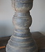 Rene Houtman Unieke Kandelaar | Oud Hout | H27 x D14,5 cm