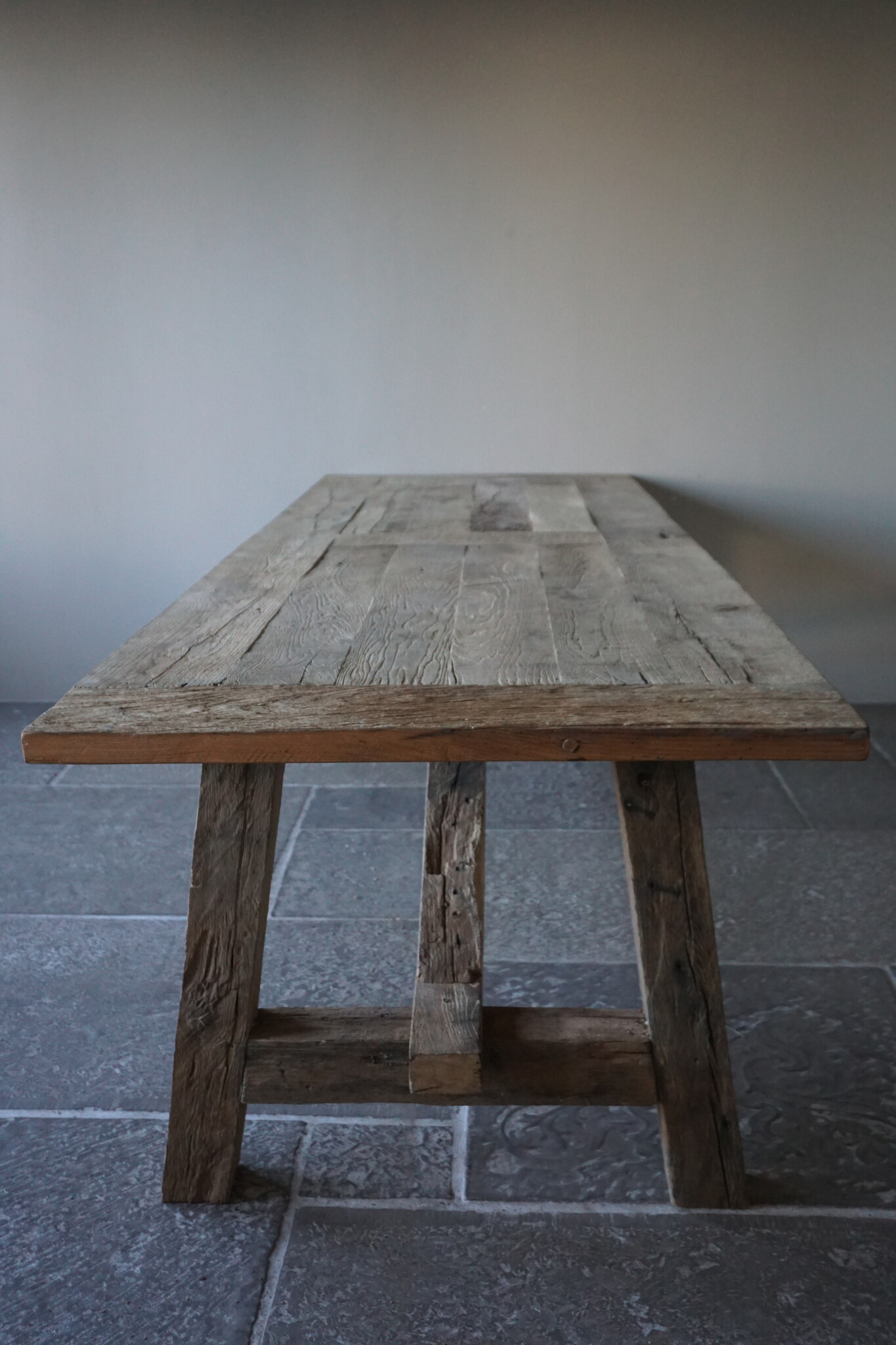 Rene Houtman Kloostertafel Massief Eikenhout | H78xB100xL300 cm