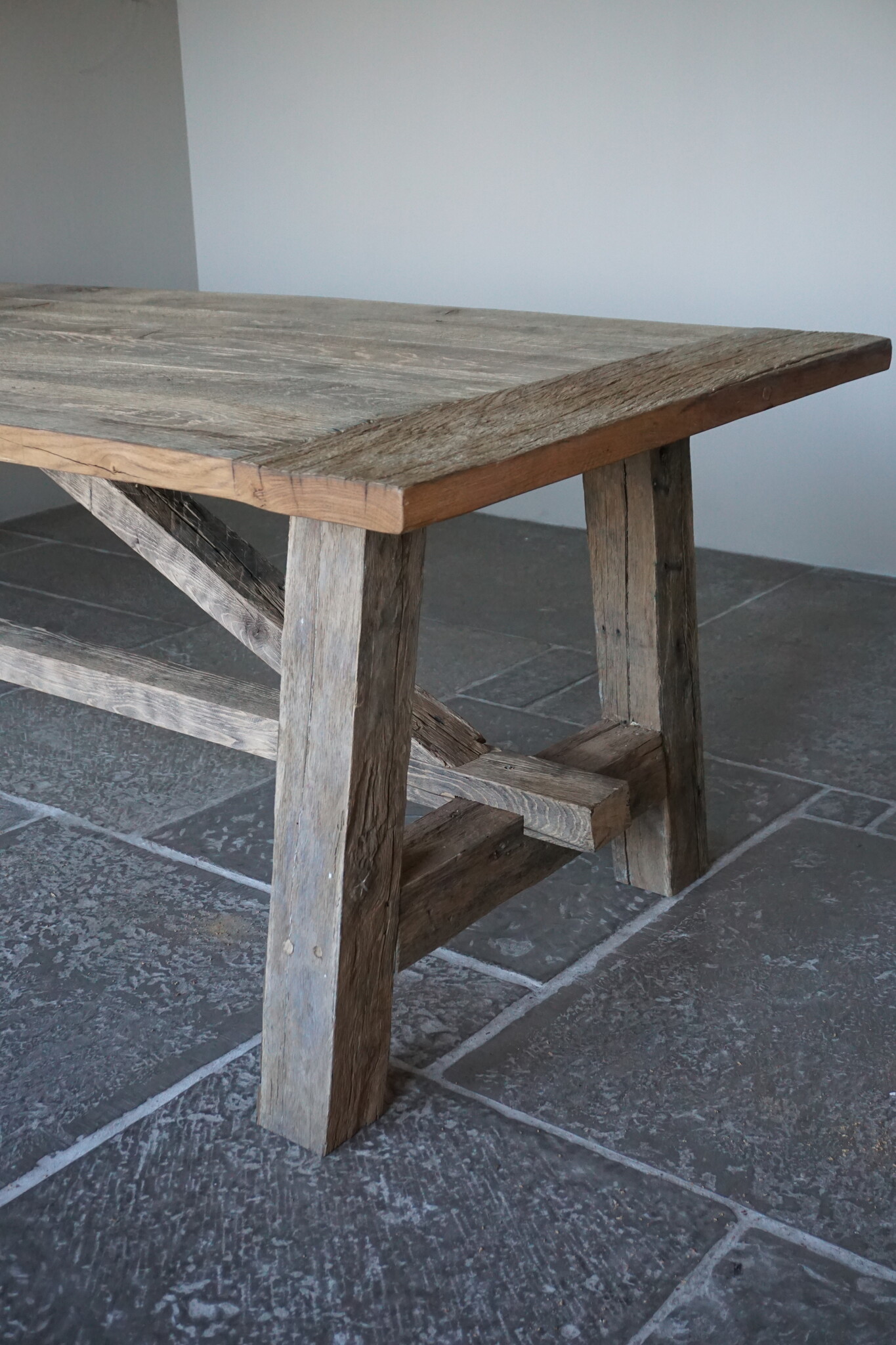 Rene Houtman Kloostertafel Massief Eikenhout | H78xB100xL300 cm