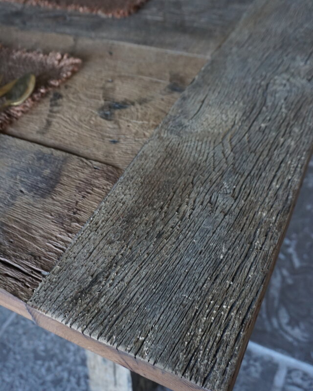 Rene Houtman Kloostertafel Massief Eikenhout | H78xB100xL250 cm