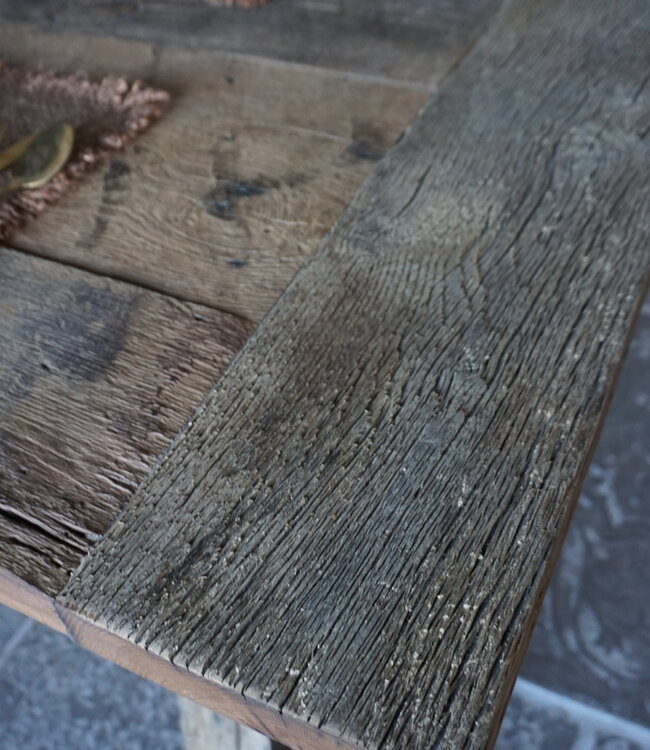 Rene Houtman Kloostertafel Massief Eikenhout | H78xB100xL250 cm