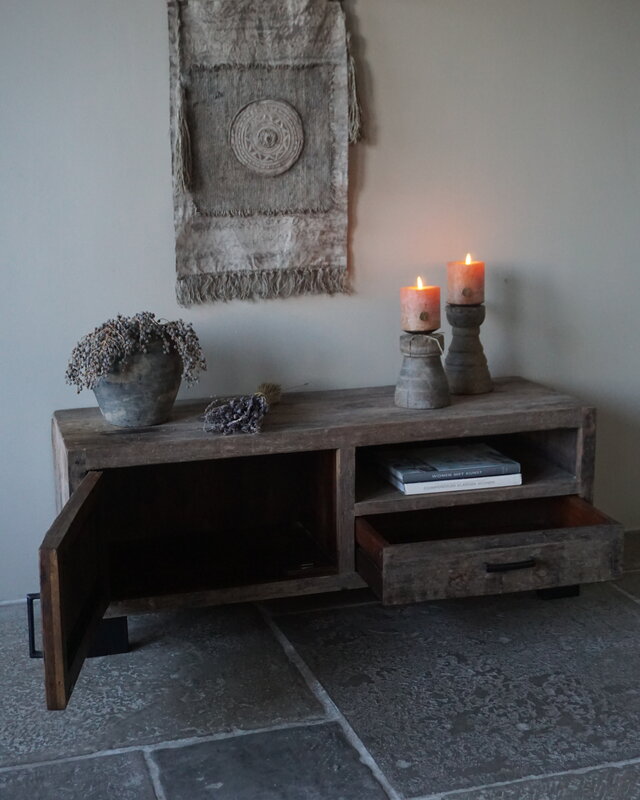 Be-Uniq TV-Meubel | Urban Collection | 130 cm | Oud Hout
