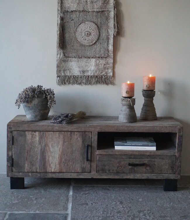 Be-Uniq TV-Meubel | Urban Collection | 130 cm | Oud Hout