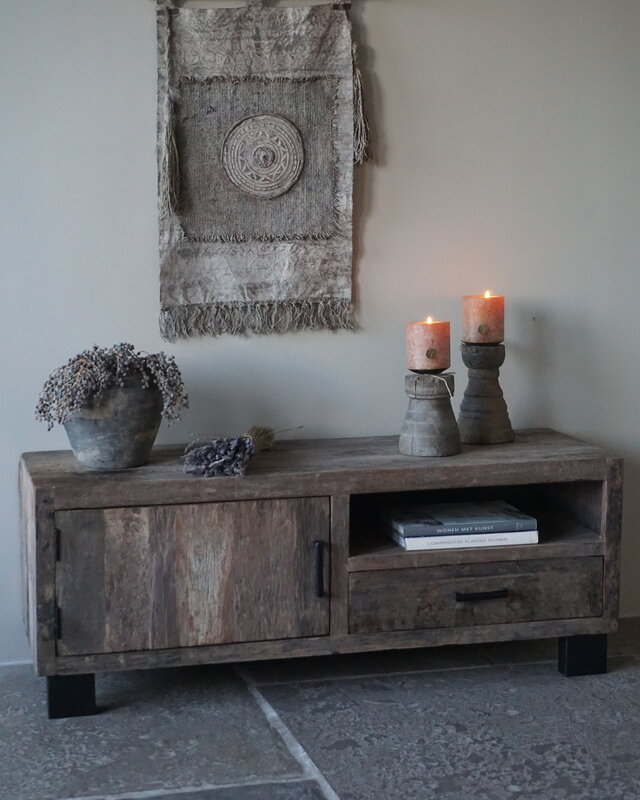 Be-Uniq TV-Meubel | Urban Collection | 130 cm | Oud Hout