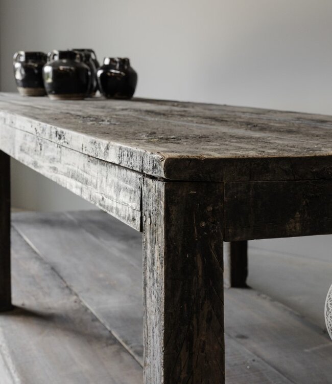 Be-Uniq Oude Fabriekstafel | India | H80xB275xD83 cm