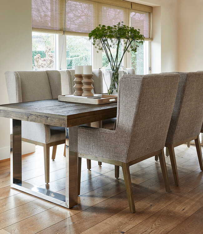Rivièra Maison Eetkamerstoel Ascot - Helder Taupe
