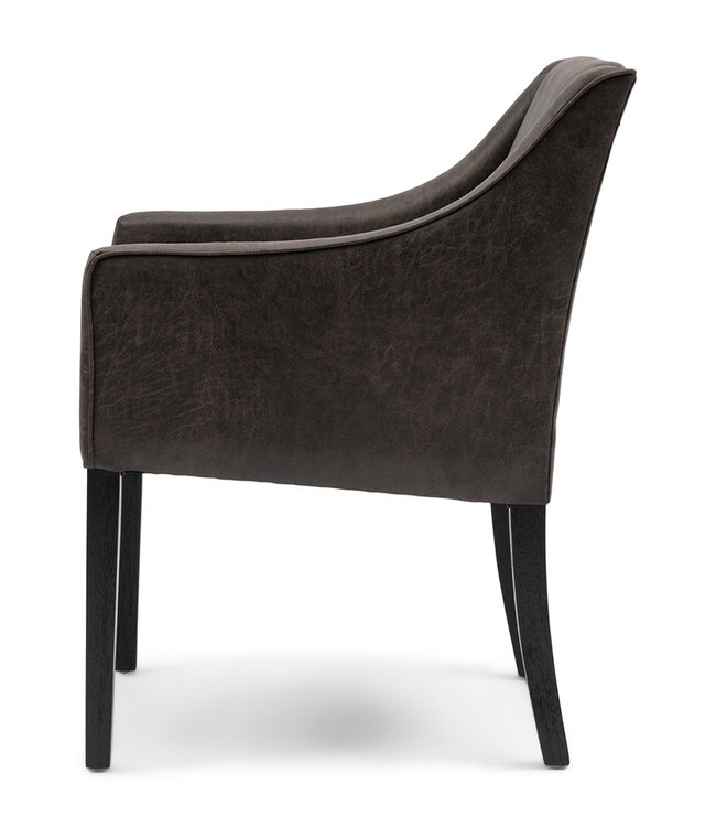Rivièra Maison Eetkamerstoel Savile Row Pellini - Espresso