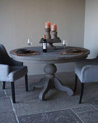 Rene Houtman Eetkamertafel Rond | Ø140 x H80 cm | Grijs