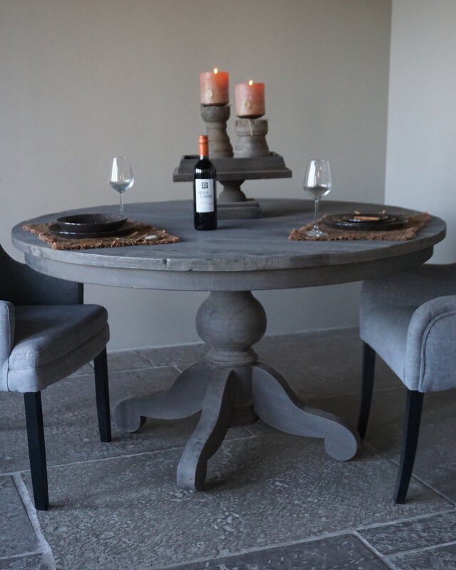 Rene Houtman Eetkamertafel Rond | Ø140 x H80 cm | Grijs