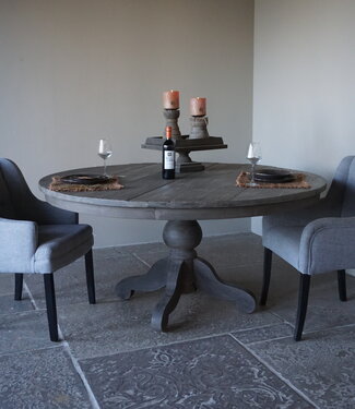 Rene Houtman Eetkamertafel Rond | Ø160 x H79 cm | Grijs