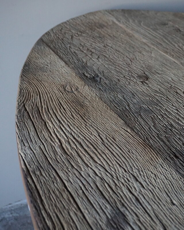 Rene Houtman Eetkamertafel Ovaal | Geborsteld Oud Eiken | L240 cm