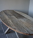 Rene Houtman Eetkamertafel Ovaal | Geborsteld Oud Eiken | L240 cm
