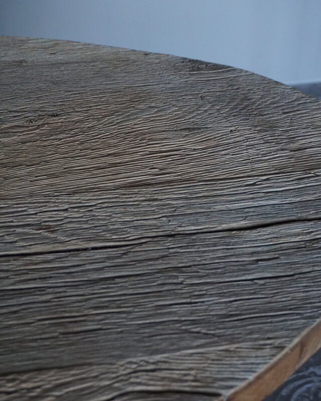 Rene Houtman Eetkamertafel Ovaal | Geborsteld Oud Eiken | L240 cm