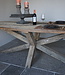 Rene Houtman Eetkamertafel Ovaal | Geborsteld Oud Eiken | L240 cm