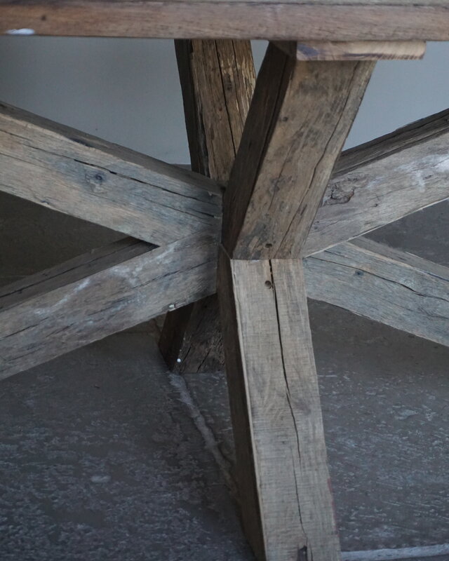 Rene Houtman Eetkamertafel Ovaal | Geborsteld Oud Eiken | L240 cm