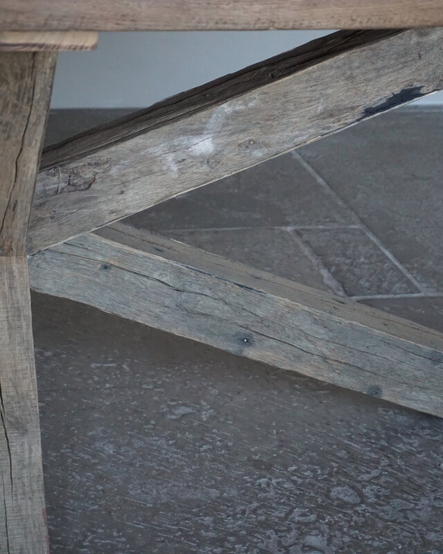 Rene Houtman Eetkamertafel Ovaal | Geborsteld Oud Eiken | L240 cm