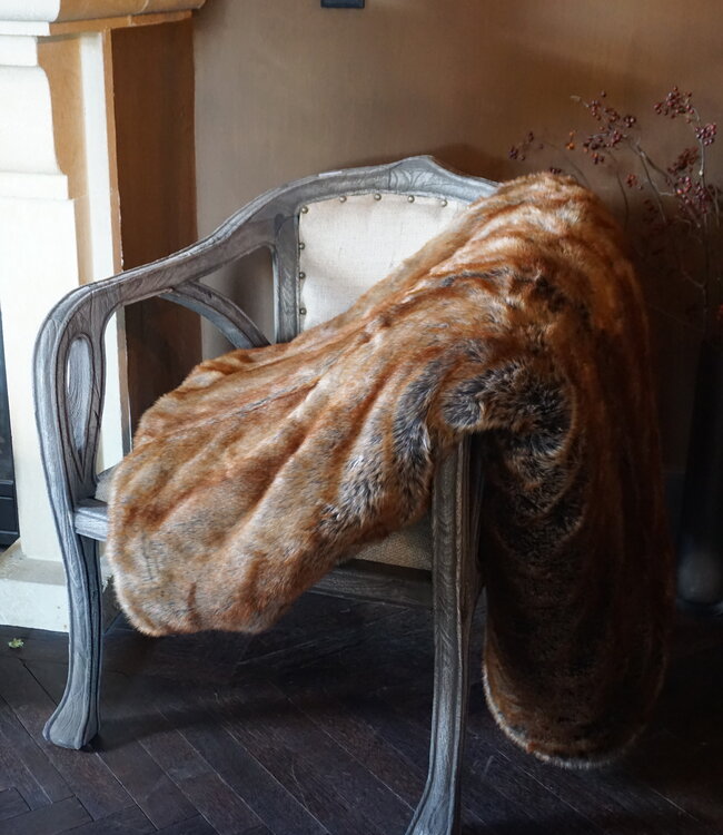 Rene Houtman Imitatie Bont Plaid | 250 x 250 cm