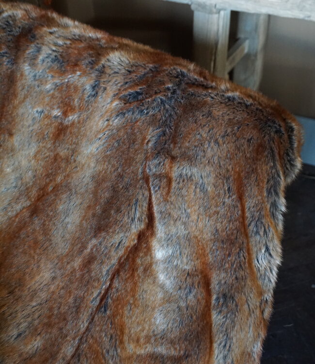 Rene Houtman Imitatie Bont Plaid | 250 x 250 cm