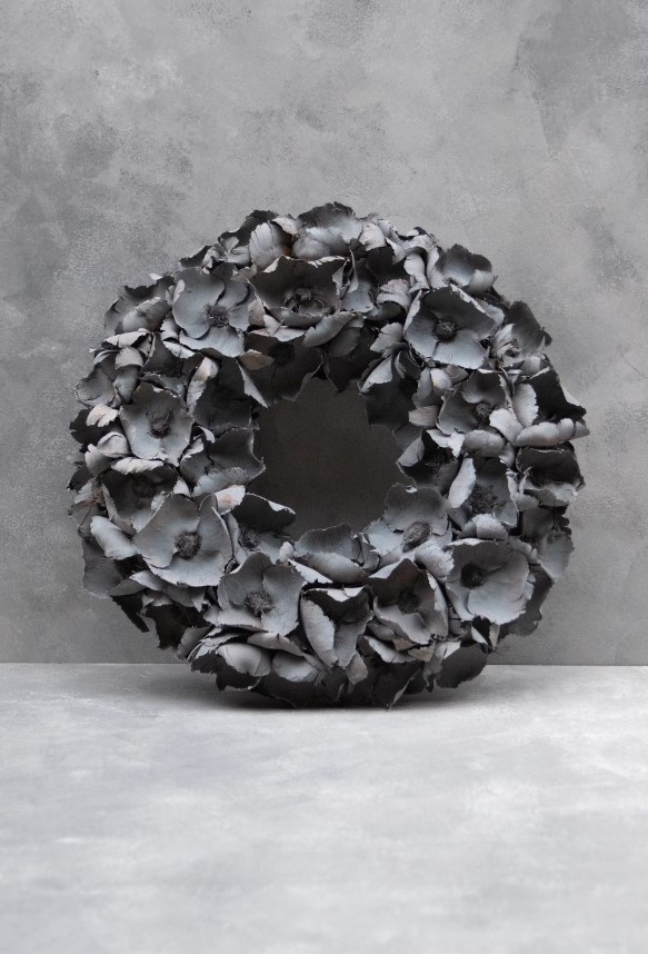 Rene Houtman Krans Palm Cup | Grey Wash | 80 cm
