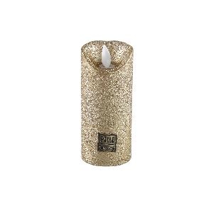 PTMD LED Lichtkaars rustiek goud beweegbare vlam XS