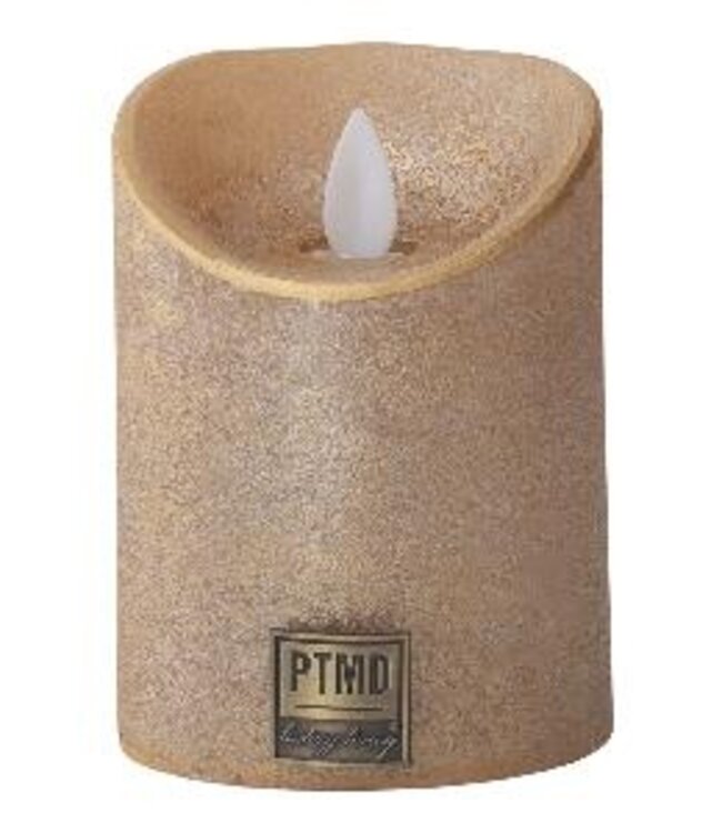 PTMD PTMD LED Lichtkaars met beweegbare vlam Goud S