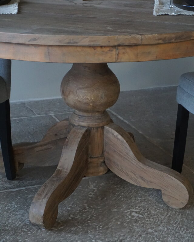 Rene Houtman Eetkamertafel Rond | Bruin | Ø130 cm x H78 cm