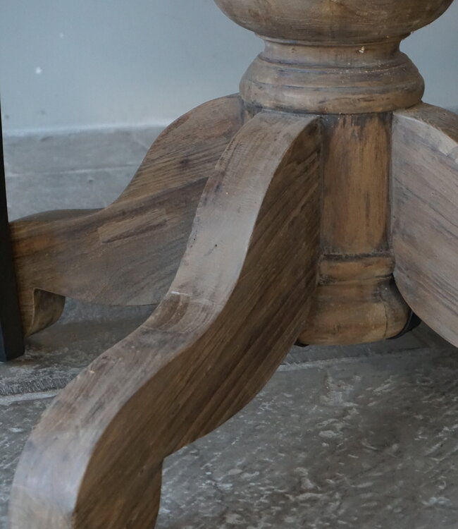 Rene Houtman Eetkamertafel Rond | Bruin | Ø130 cm x H78 cm