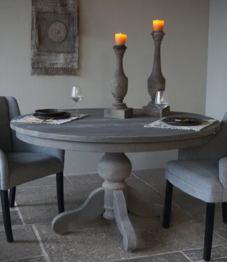 Rene Houtman Eetkamertafel Rond | Grijs | Ø140 cm x H78 cm