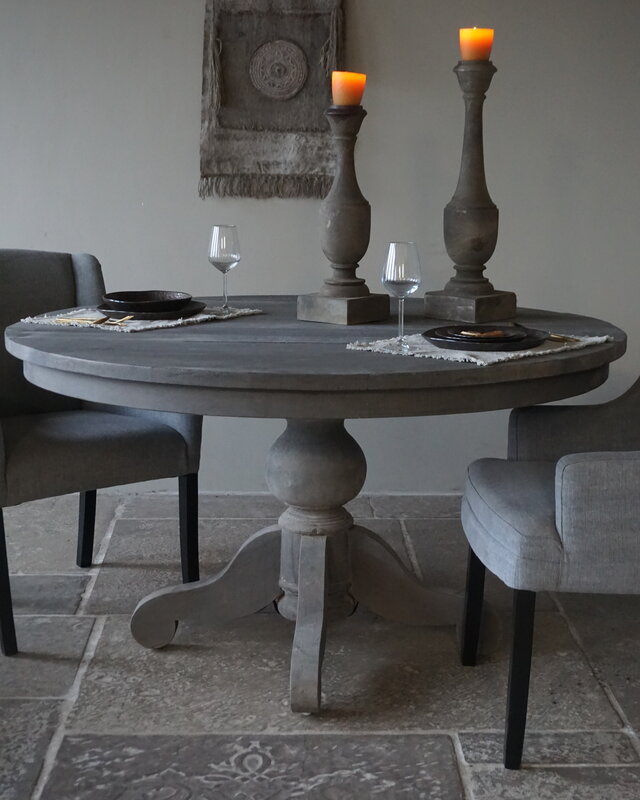 Rene Houtman Eetkamertafel Rond | Grijs | Ø140 cm x H78 cm